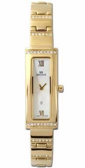 Seculus 1656.2.732 white mop, pvd w/stones, pvd w/stones