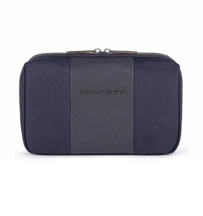 Piquadro BRIEF2/Blue  Сумочка для кабелей/мелочей (25x15x7)