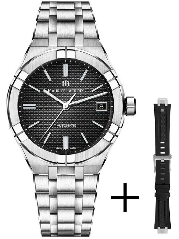 Maurice Lacroix AI6007-SS00F-330-A + рем каучук