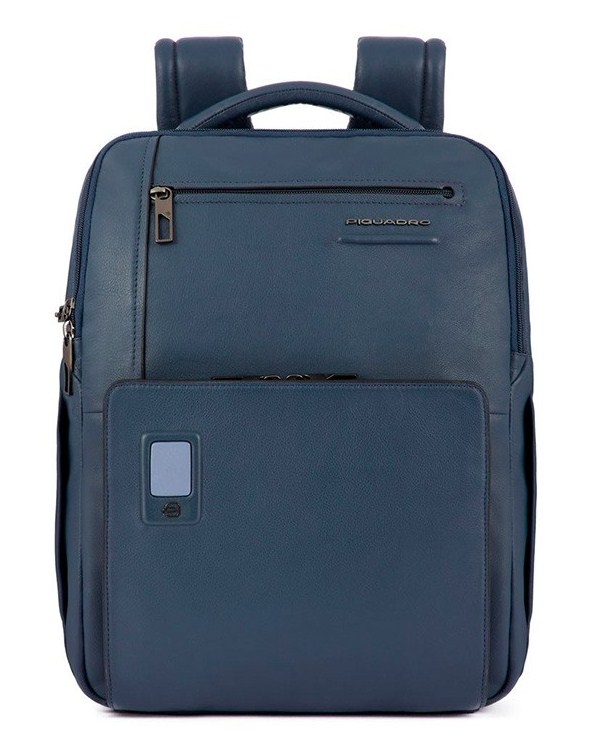 Piquadro AKRON/Blue Рюкзак с отдел. д/ноутбука 15,6"/iPad Air/Pro/антивор/RFID защита (30x38x14)