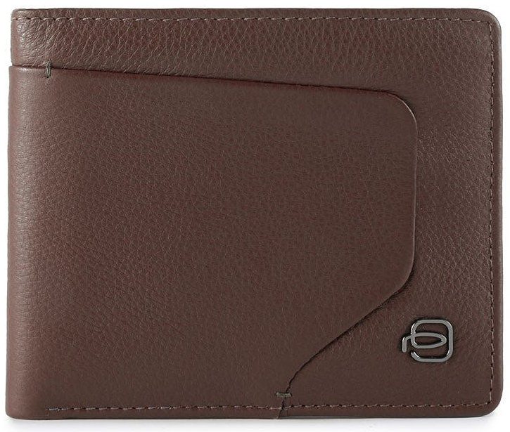 Piquadro AKRON/D.Brown Портмоне гориз. с отдел. для док. с RFID защитой (11x9x1,5)