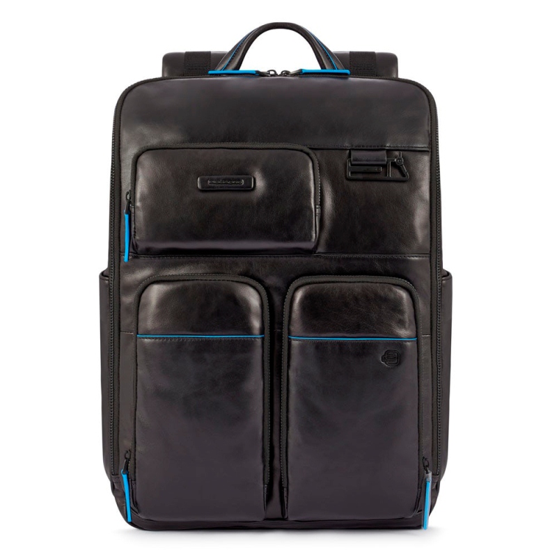 Piquadro B2 REVAMP/Black Рюкзак с отдел. д/ноутбука 15,6"/iPad Air/Pro с RFID защитой (21л) (30x42x17)