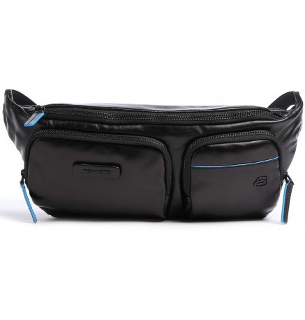 Piquadro B2 REVAMP/Black Сумочка на пояс с RFID защитой (32x14x7)