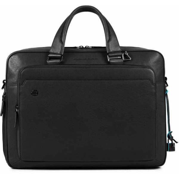 Piquadro BK SQUARE/Black Сумка двуручн. с отдел. д/ноутбука 15"/iPad Air/Pro (40x30x10)