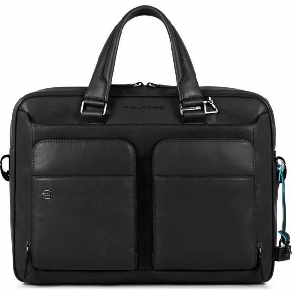 Piquadro BK SQUARE/Black Сумка двуручная с отдел. д/ноутбука15"/iPad Air/Pro (39,5x28x10)
