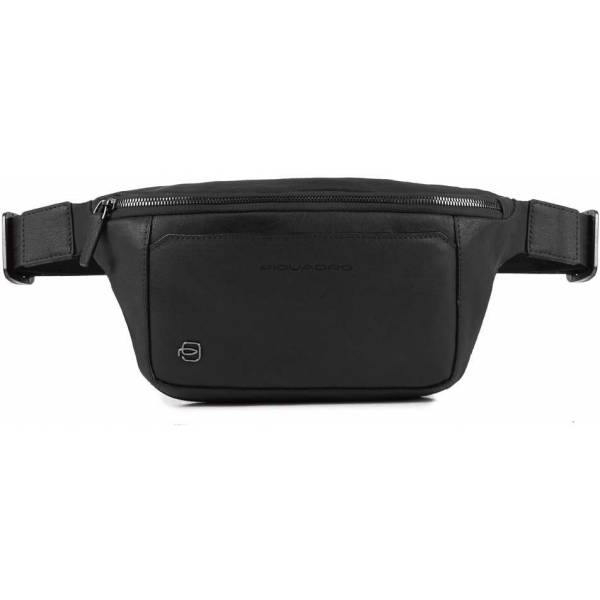 Piquadro BK SQUARE/Black  Сумочка на пояс (32x14x5,5)