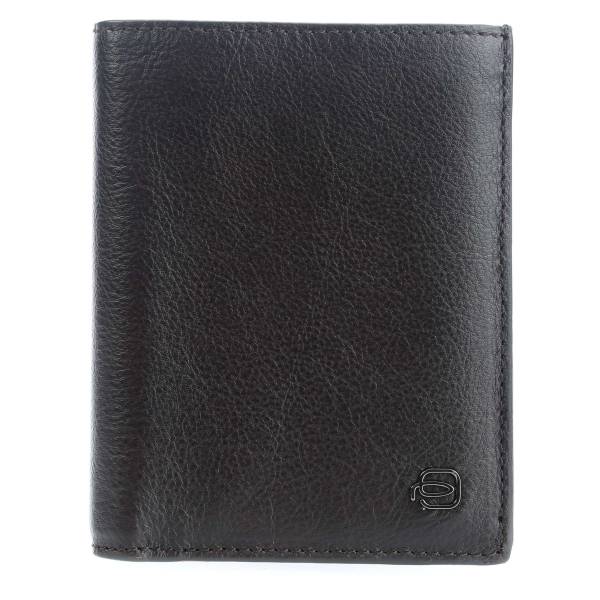 Piquadro BK SQUARE/D.Brown Портмоне верт. с отдел. для монет с RFID защитой (9,5x12x2,5)
