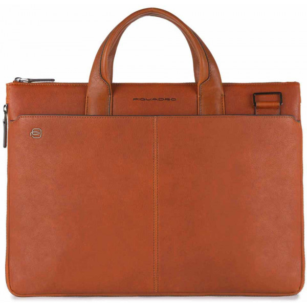 Piquadro BK SQUARE/Orange  Сумка двуручн. с отдел. д/ноутбка 15,6"/iPad Air/Pro (42x31x3)