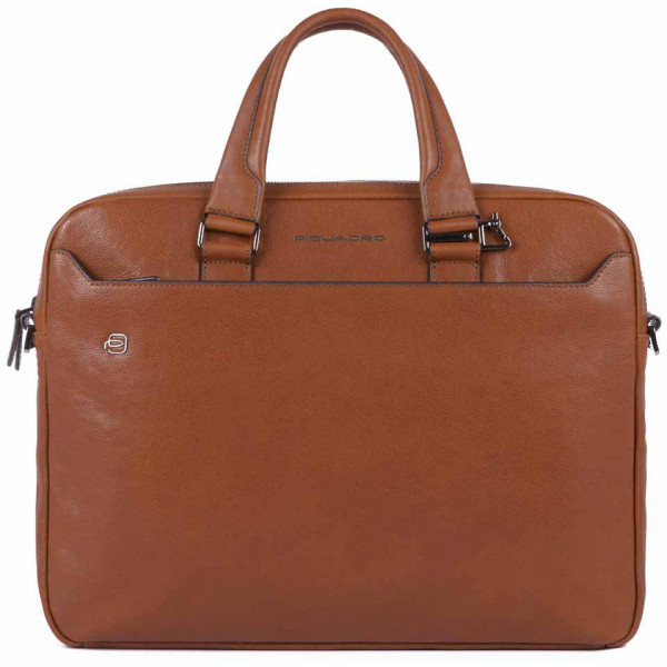 Piquadro BK SQUARE/Tobacco  Портфель двуручн. с отдел. д/ноутбука 14"/iPad/iPad Air/2 (40,5x30x7)