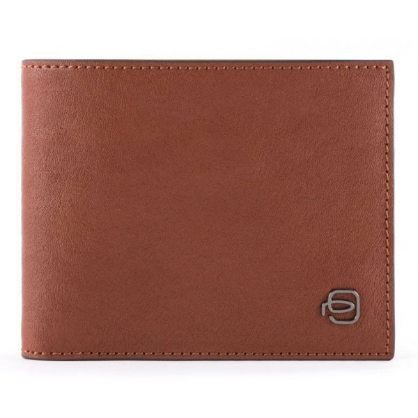 Piquadro BK SQUARE/Tobacco Портмоне с отдел. для монет с RFID защитой (11x9x1,5)