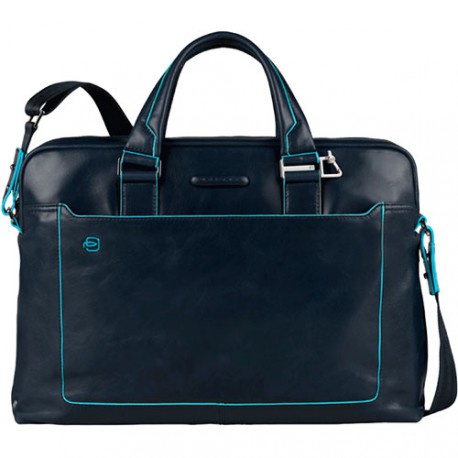Piquadro BL SQUARE/Navy Blue Портфель двуручн. с отдел. д/ноутбука/iPad/iPad Mini (38,5x27x8,5)