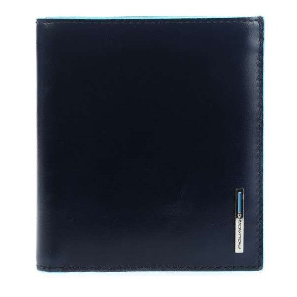 Piquadro BL SQUARE/Navy Blue Портмоне верт. с отдел. для 9 кред.карт с RFID защитой (11x12,5x2,5)