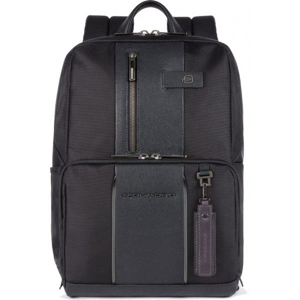 Piquadro BRIEF2/Black Рюкзак с отдел. д/ноутбука 14"/iPad/iPad Mini (17л) (29x39x15)