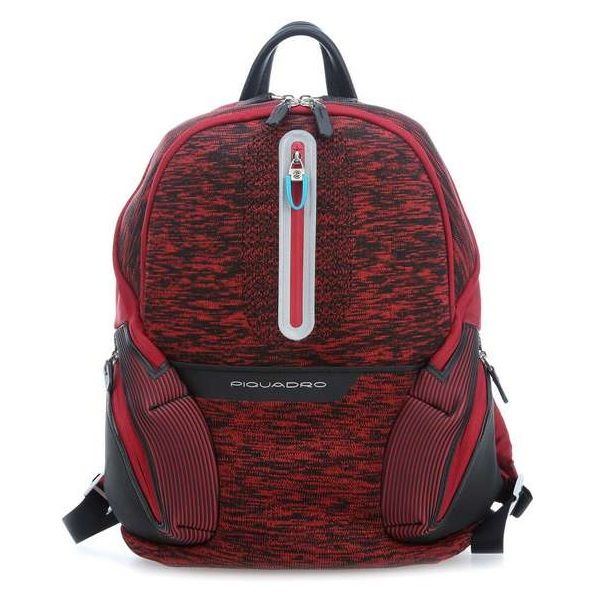 Piquadro COLEOS Active/Red Рюкзак с отдел. д/ноутбука 13"/iPad с USB/microUSB/чехол от дождя (28x37x15)