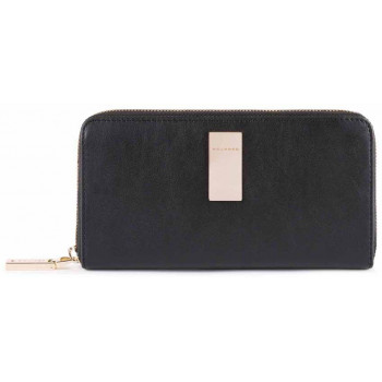 Piquadro DAFNE/Black Портмоне верт. на молнии с RFID защитой (19x10x2,5)