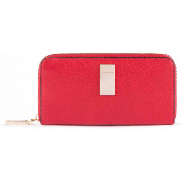 Piquadro DAFNE/Red Портмоне верт. на молнии с RFID защитой (19x10x2,5)