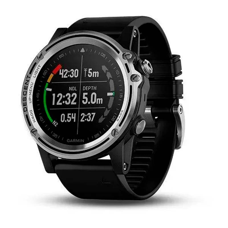 Garmin Descent™ Mk1 Silver with Black band