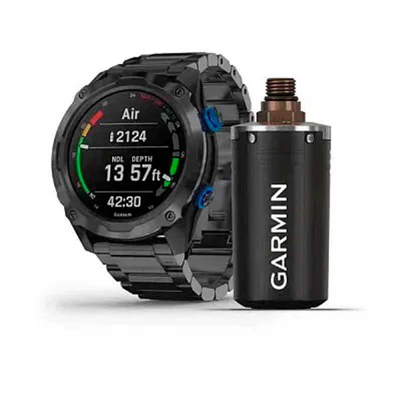 Garmin Descent Mk2i/Descent T1 Bundle Titanium carbon gray DLC with DLC titanium band