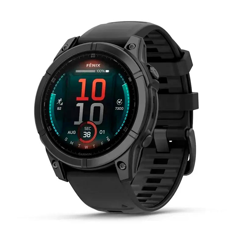 Garmin fenix E,47mm,Slate Gray Steel/Black