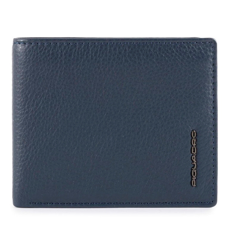Piquadro MODUS Restyling/Blue Портмоне гориз. с отдел. для монет с RFID защитой (11x9x2)