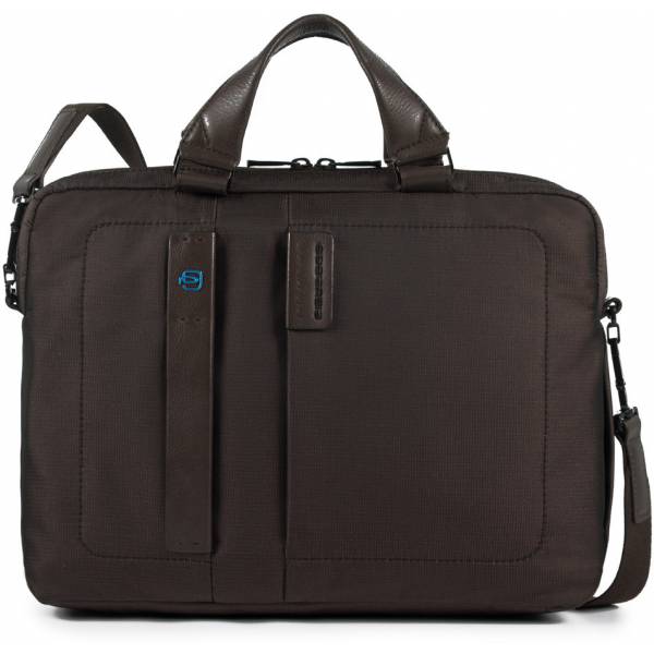 Piquadro PULSE/ChevronBrown  Портфель двуручн. с отдел. для ноутбука 13" (38,5x29x9)