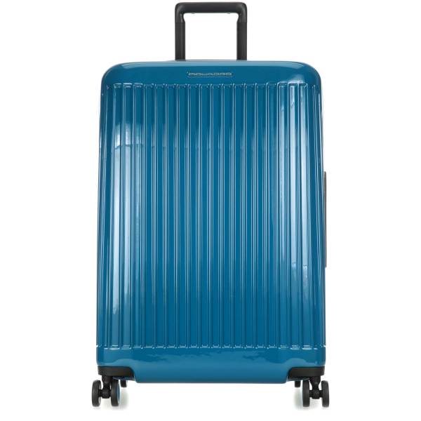 Piquadro SEEKER70/Blue Чемодан на 4 колесах M (76,5л) (46x69x27)