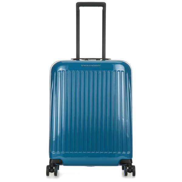 Piquadro SEEKER70/Blue Чемодан на 4 колесах S (39,5л) (40x55x20)