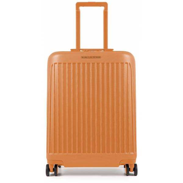 Piquadro SEEKER/Orange Чемодан на 4 колесах S с трекером CONNEQU (39,5л) (40x55x20)