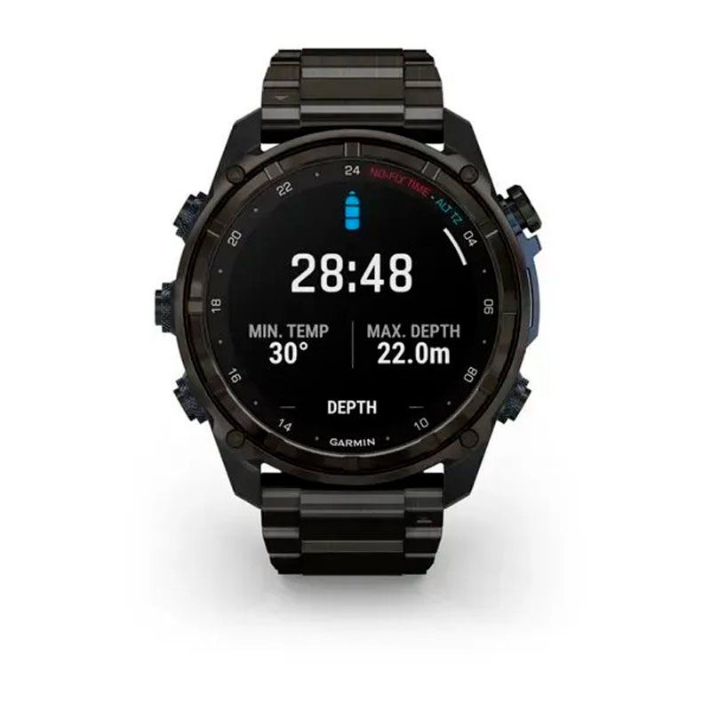 Garmin Смарт-годинник Garmin Descent Mk3i - 51 мм, титан Carbon Grey DLC з титановим браслетом + трансивер Descent T2 Garmin Смарт-годинник Garmin Descent Mk3i - 51 мм, титан Carbon Grey DLC з титановим браслетом + трансивер Descent T2