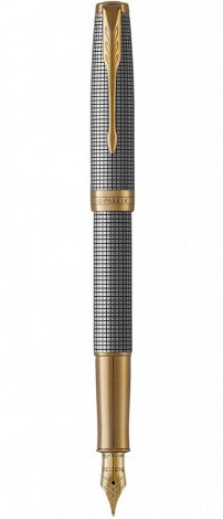 Parker SONNET 17  Cisele Silver GT   FP18 F