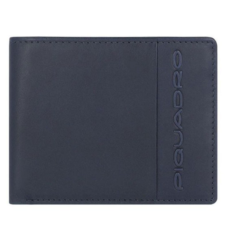 Piquadro STEVEN/Blue Портмоне гориз. с отдел. для док. с RFID защитой (11x9x1,5)