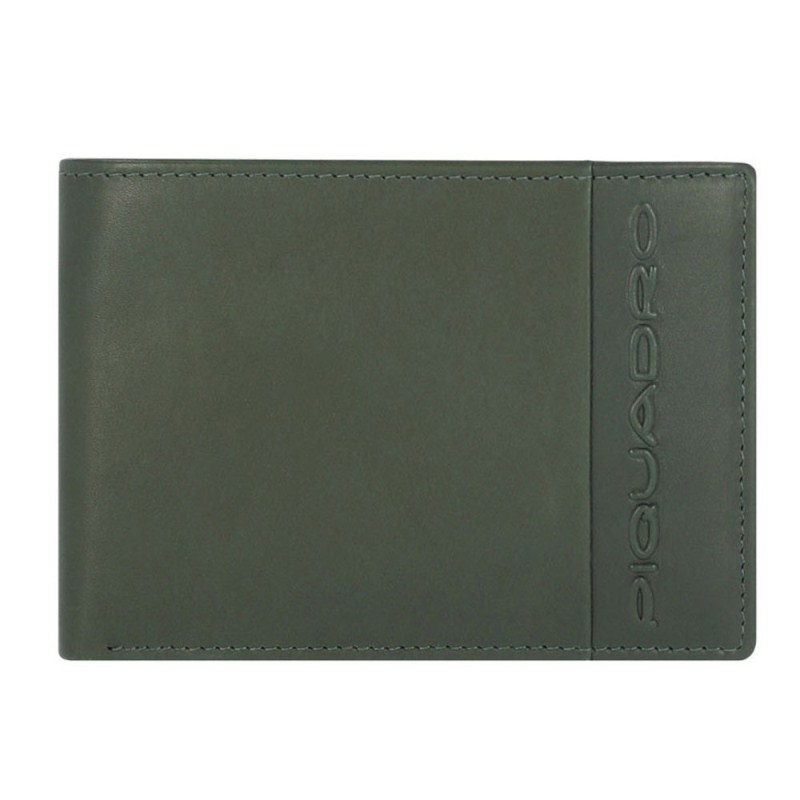 Piquadro STEVEN/Green Портмоне с отдел. для монет с RFID защитой (13x9,5x2)
