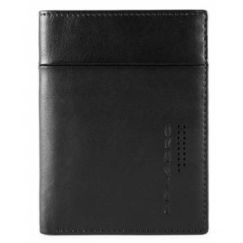 Piquadro URBAN/Black Портмоне верт. с отдел. для 9 кред.карт с RFID защитой (9,5x12,5x1)