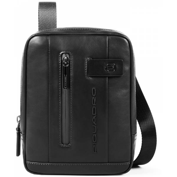 Piquadro URBAN/Black Сумка верт. с отдел. для iPad mini на ремне (17,5x22,5x5)