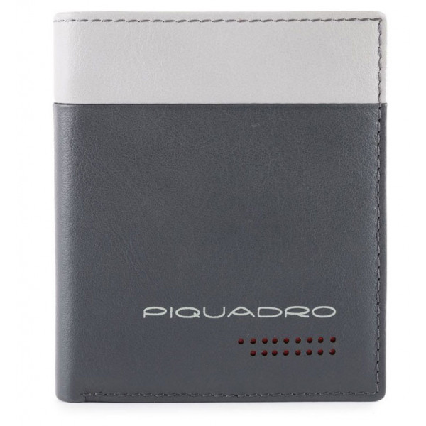 Piquadro URBAN/Grey-Black  Кредитница с RFID защитой (8,5x10x1,5)