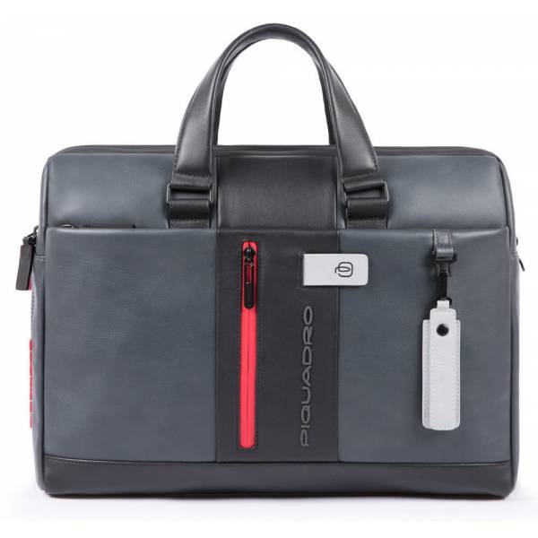 Piquadro URBAN/Grey-Black  Портфель двуручн. с отдел. д/ноутбука 15"/iPad Air/Pro (42,5x30x9,5)