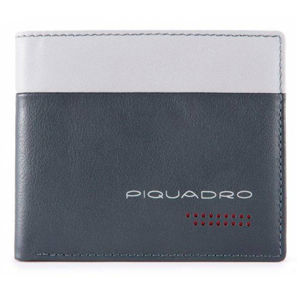 Piquadro URBAN/Grey-Black  Портмоне гориз. с отдел. для док. с RFID защитой (11x9x1,5)