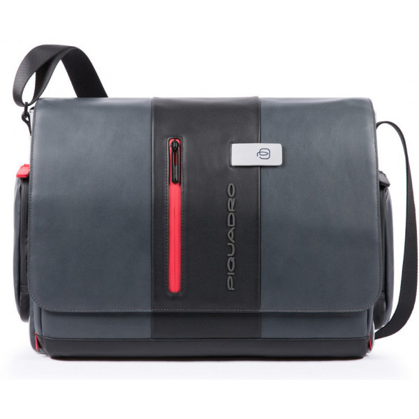Piquadro URBAN/Grey-Black Сумка наплечная с отдел. д/ноутбука 14"/iPad (43x30x13)
